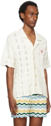 Casablanca Off-White Wavy Shirt