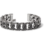 Alexander McQueen - Burnished Silver-Tone Cuff - Silver