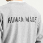 Human Made Men's Heart Heavyweight Sweatshirt in Gray