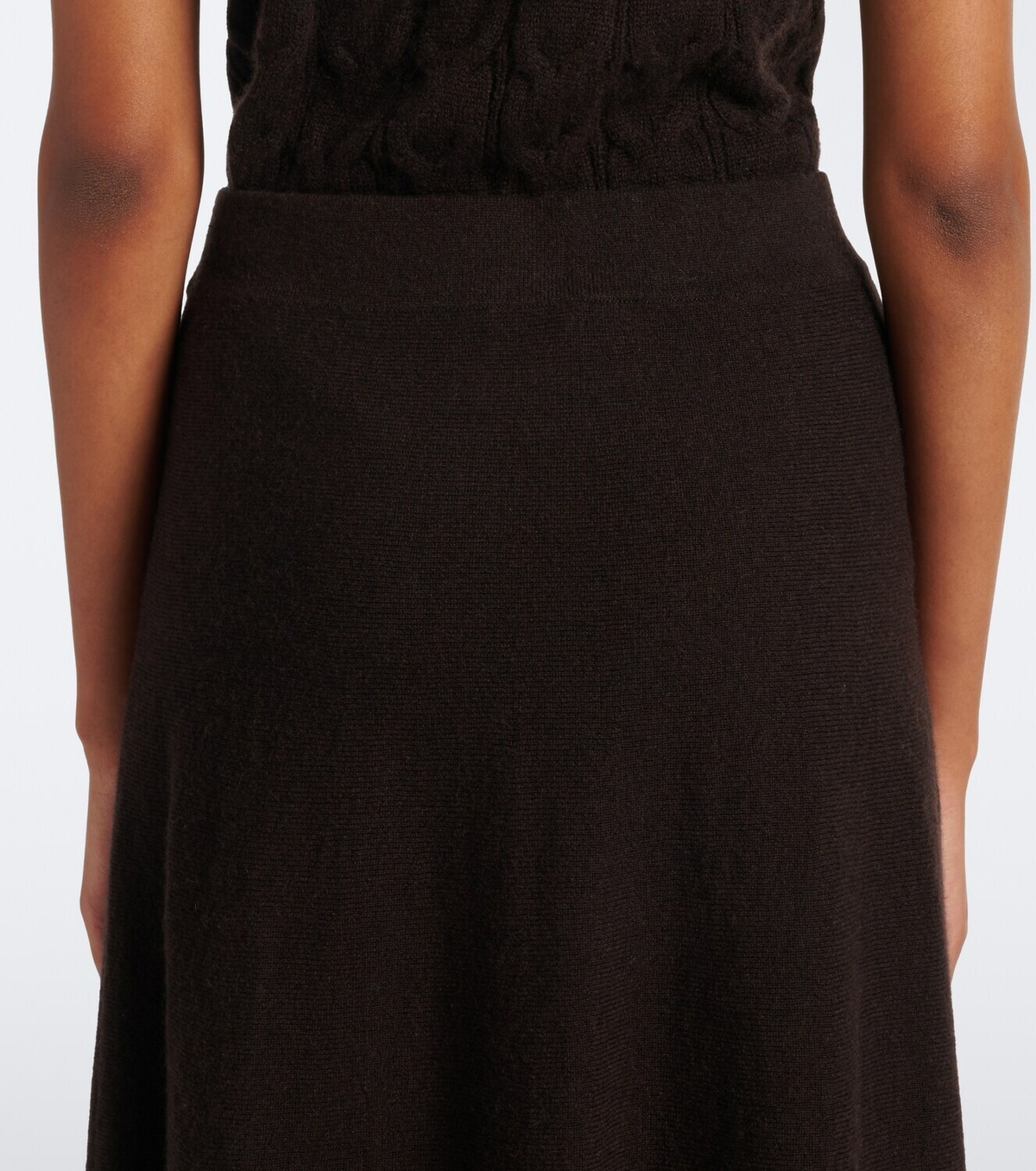 Lisa Yang Torie cashmere midi skirt