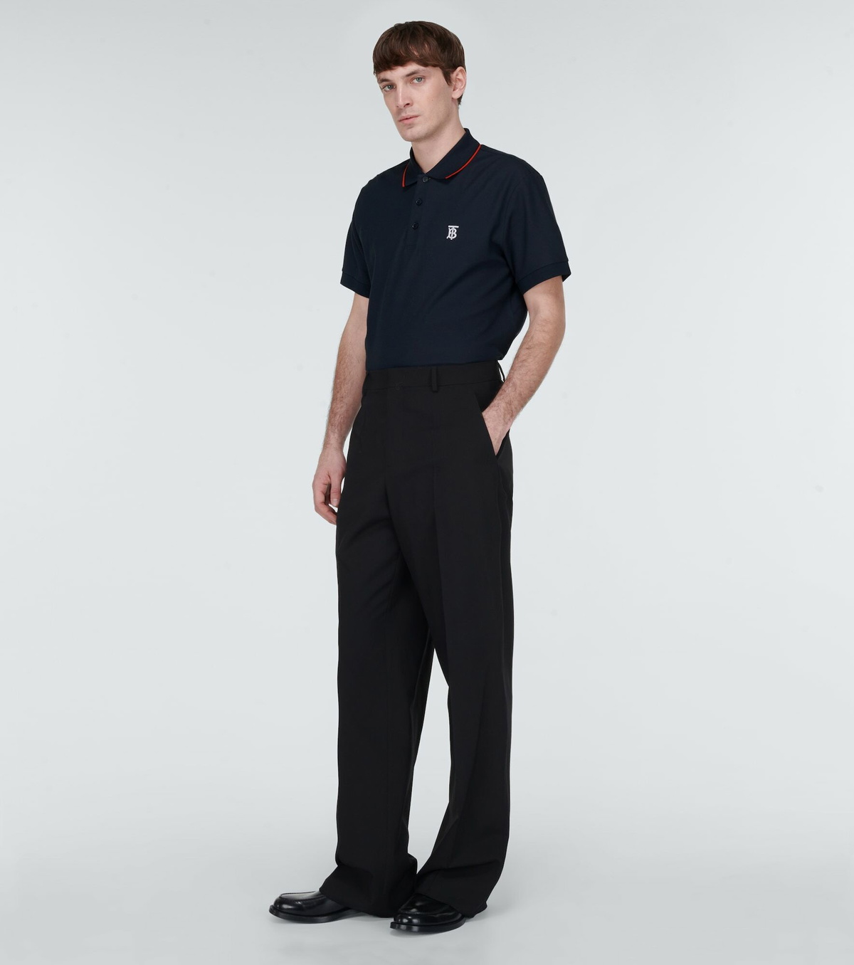 Burberry - Walton cotton polo shirt Burberry