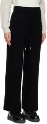 Moncler Black Wide-Leg Lounge Pants