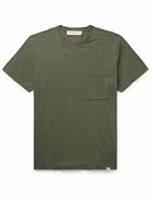 Orlebar Brown - OB Classic Slim-Fit Garment-Dyed Slub Cotton-Jersey T-Shirt - Green