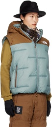 UNDERCOVER Brown & Blue The North Face Edition Nuptse Down Jacket