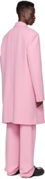 We11done Pink Polyester Coat