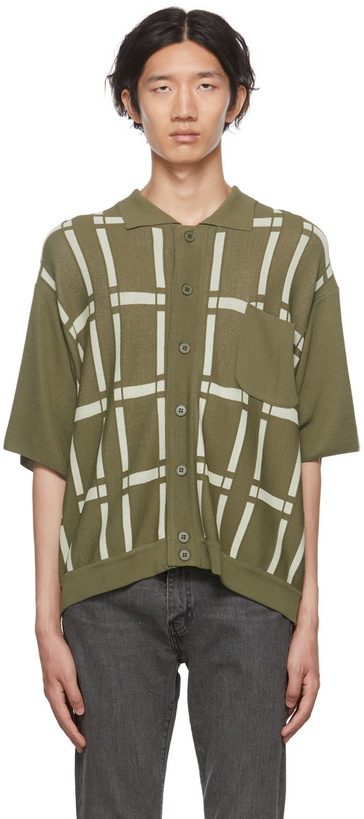 Photo: Awake NY Khaki Windowpane Shirt