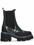 GANNI - 85mm Cleated Heeled Mid Chelsea Boots
