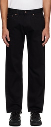 Noah Black 5-Pocket Denim Jeans