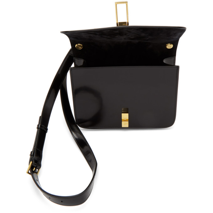 Ysl black satchel online bag