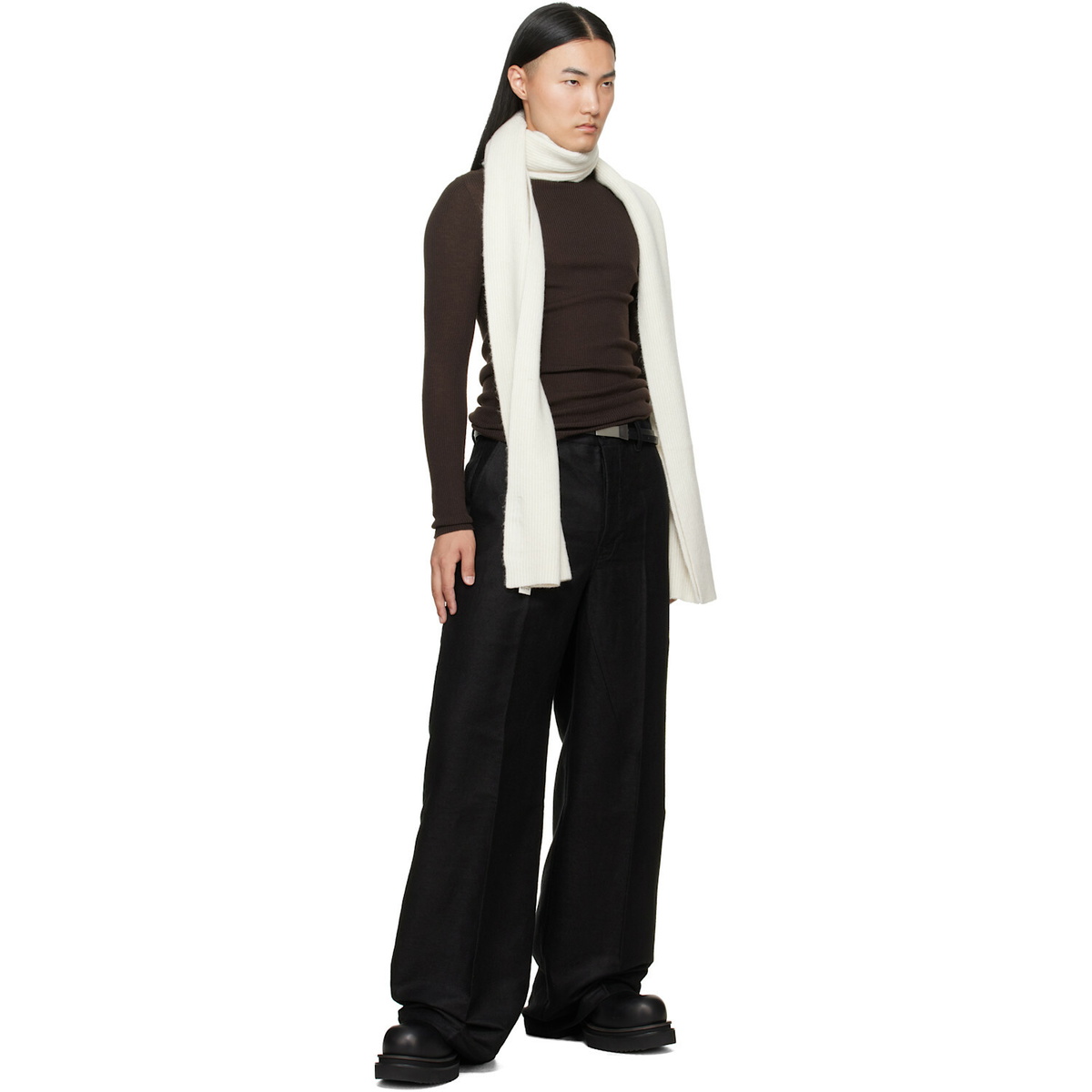 Rick Owens Black Tower Work Trousers