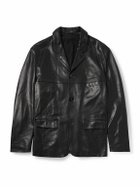 LEMAIRE - Leather Jacket - Black