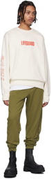 Helmut Lang Off-White Cotton Sweatshirt