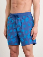 Vilebrequin - Moorea Straight-Leg Mid-Length Printed Recycled Swim Shorts - Blue
