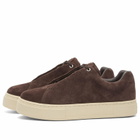 Eytys Men's Doja Suede Sneakers in Dark Chocolate