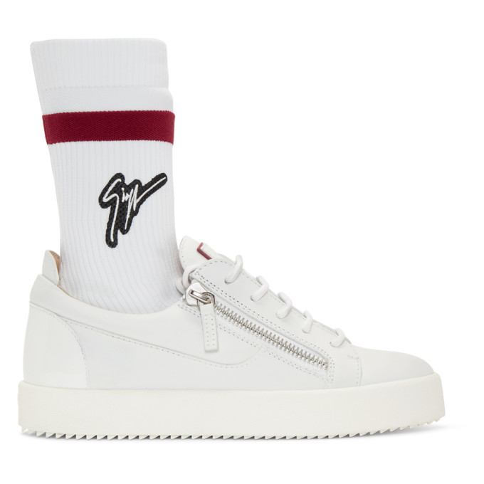 Photo: Giuseppe Zanotti Off-White May London Sock Sneakers