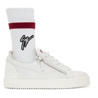Giuseppe Zanotti Off-White May London Sock Sneakers