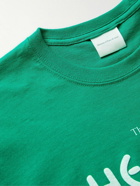 Museum Of Peace & Quiet - Healing Arts Logo-Print Cotton-Jersey T-Shirt - Green