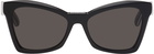 Balenciaga Black Cat-Eye Sunglasses