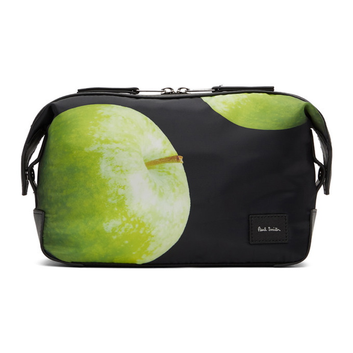 Photo: Paul Smith 50th Anniversary Black and Green Apple Wash Pouch