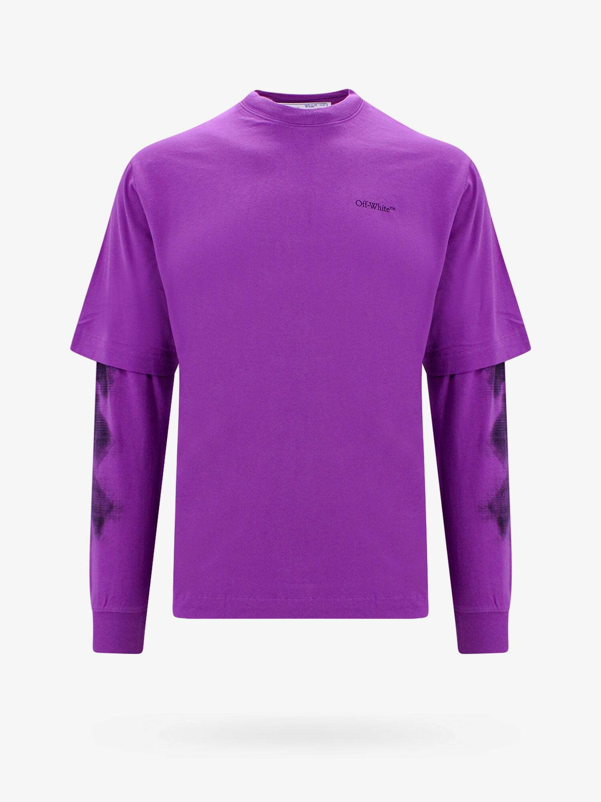 Off-White 紫 長袖カットソーＳ Off White T Shirt Purple Mens Off-White