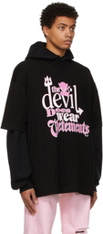 VETEMENTS Black 'The Devil Does Wear Vetements' T-Shirt