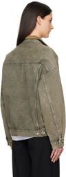 Moschino Jeans Gray 12 oz Vintage Denim Jacket
