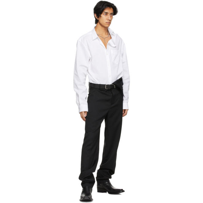 L'Or Asymmetry Collar Shirt アイボリー Y/Project White Classic Asymmetric Collar Shirt Y/Project