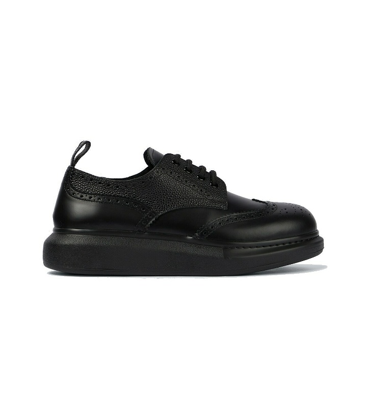 Photo: Alexander McQueen - Hybrid chunky-sole leather brogues