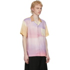 Fumito Ganryu Multicolor Watteau Pleat Shirt