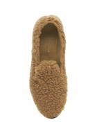 MAX MARA - 10mm Feliac Camel & Silk Loafers