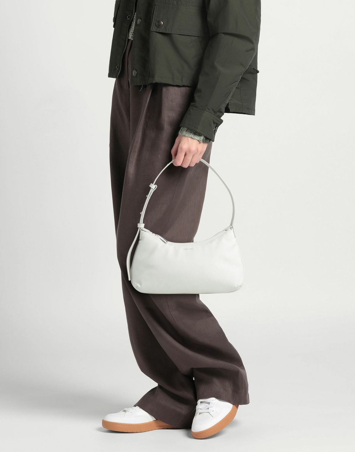 Calvin Klein Womens Handbag Light in Grey