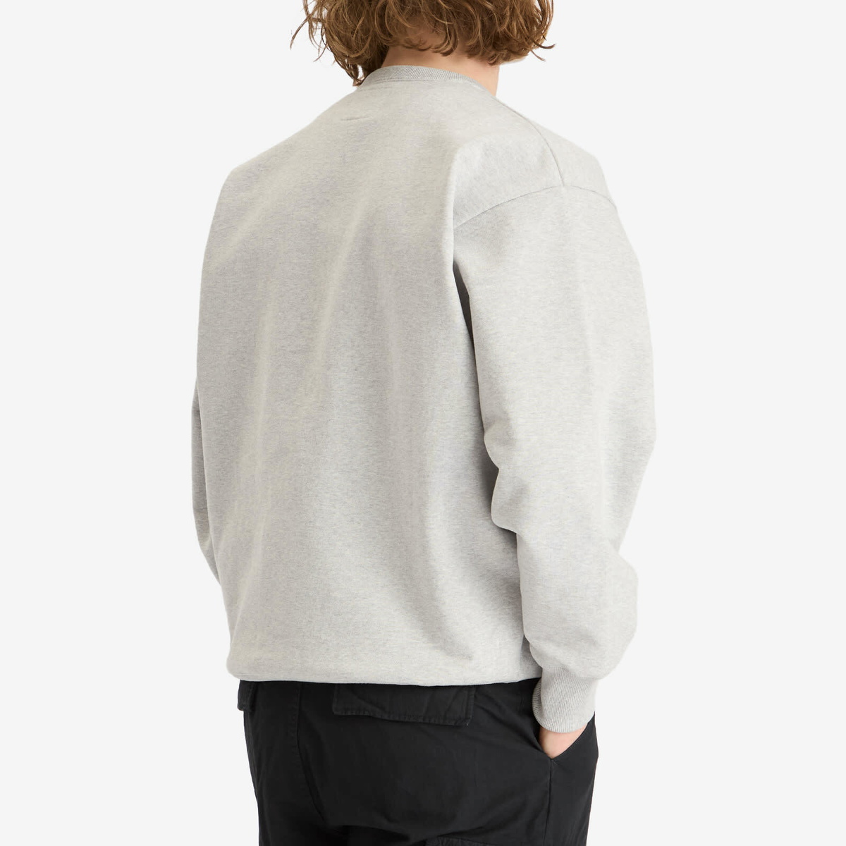 WTAPS Men's Academy Logo Sweatshirt in Ash Gray WTAPS