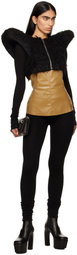 Rick Owens Black Porterville Knit Leggings