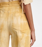 Ulla Johnson Apollo tapered-fit tie-dye jeans
