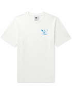 adidas Originals - Logo-Print Cotton-Jersey T-Shirt - White