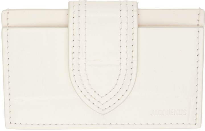 Photo: Jacquemus White 'Le Porte Carte Bambino' Card Holder