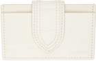 Jacquemus White 'Le Porte Carte Bambino' Card Holder