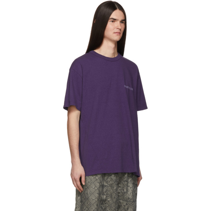 Robert Geller Purple The RG Logo T-Shirt