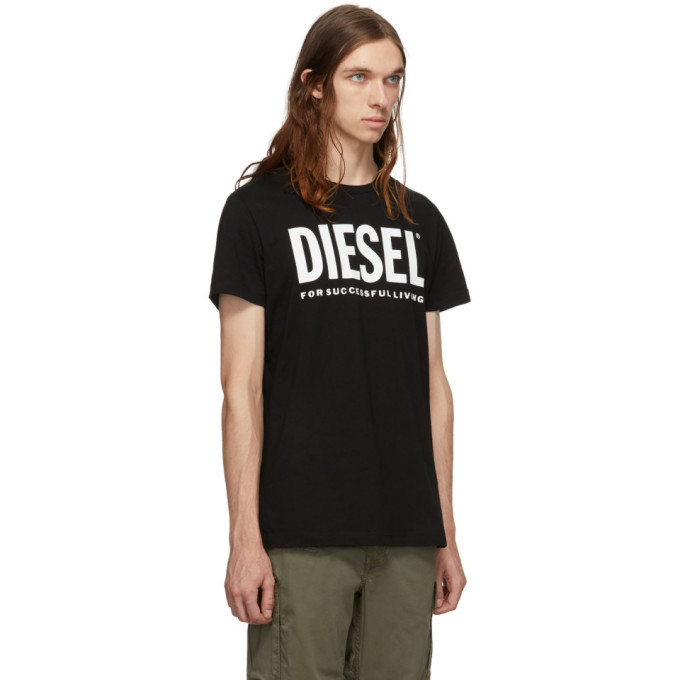 Diesel Black T-Diego-Logo T-Shirt Diesel