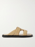 BOTTEGA VENETA - Leather Slides - Neutrals