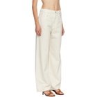AGOLDE Off-White Low Slung Baggy Jeans