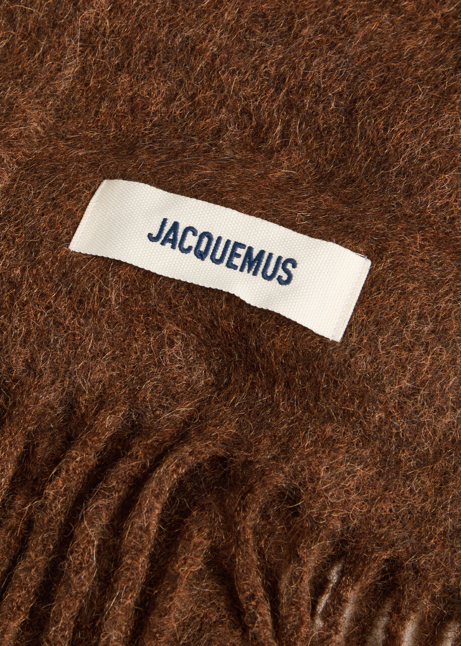 Jacquemus Carro Wool-blend Scarf - Brown - One Size