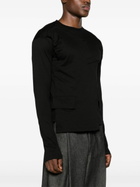 MLGA Black Asymmetric Cotton T-Shirt
