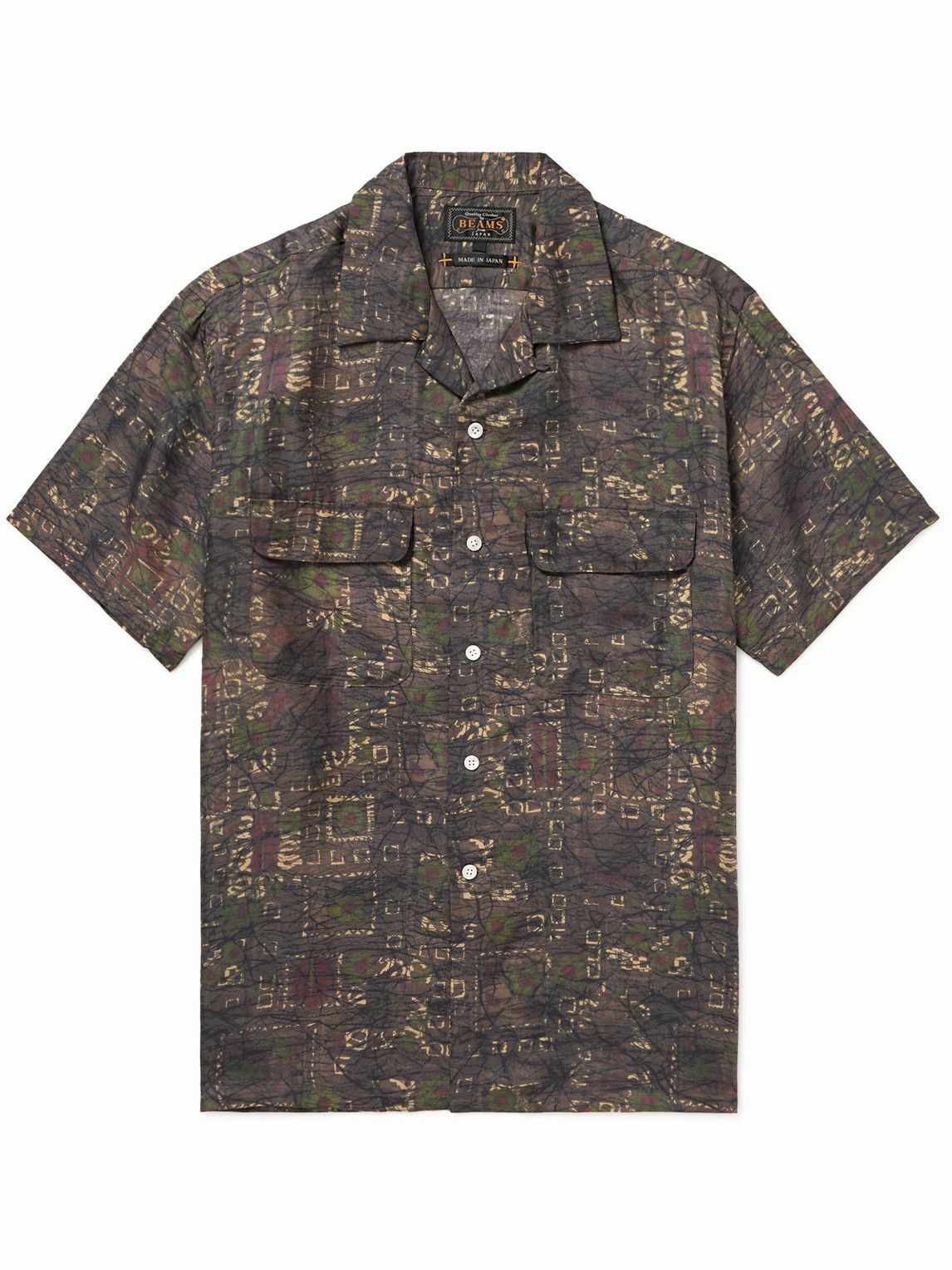 Beams + Brown Checked Shirts