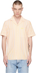 Hugo Yellow & White Striped Shirt
