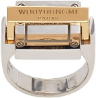 Wooyoungmi Silver & Gold Regent Tilt Ring