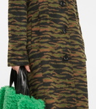 Stand Studio - Donatella zebra faux fur coat
