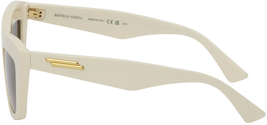 Bottega Veneta Off-White Cat-Eye Sunglasses Bottega Veneta display picture 1