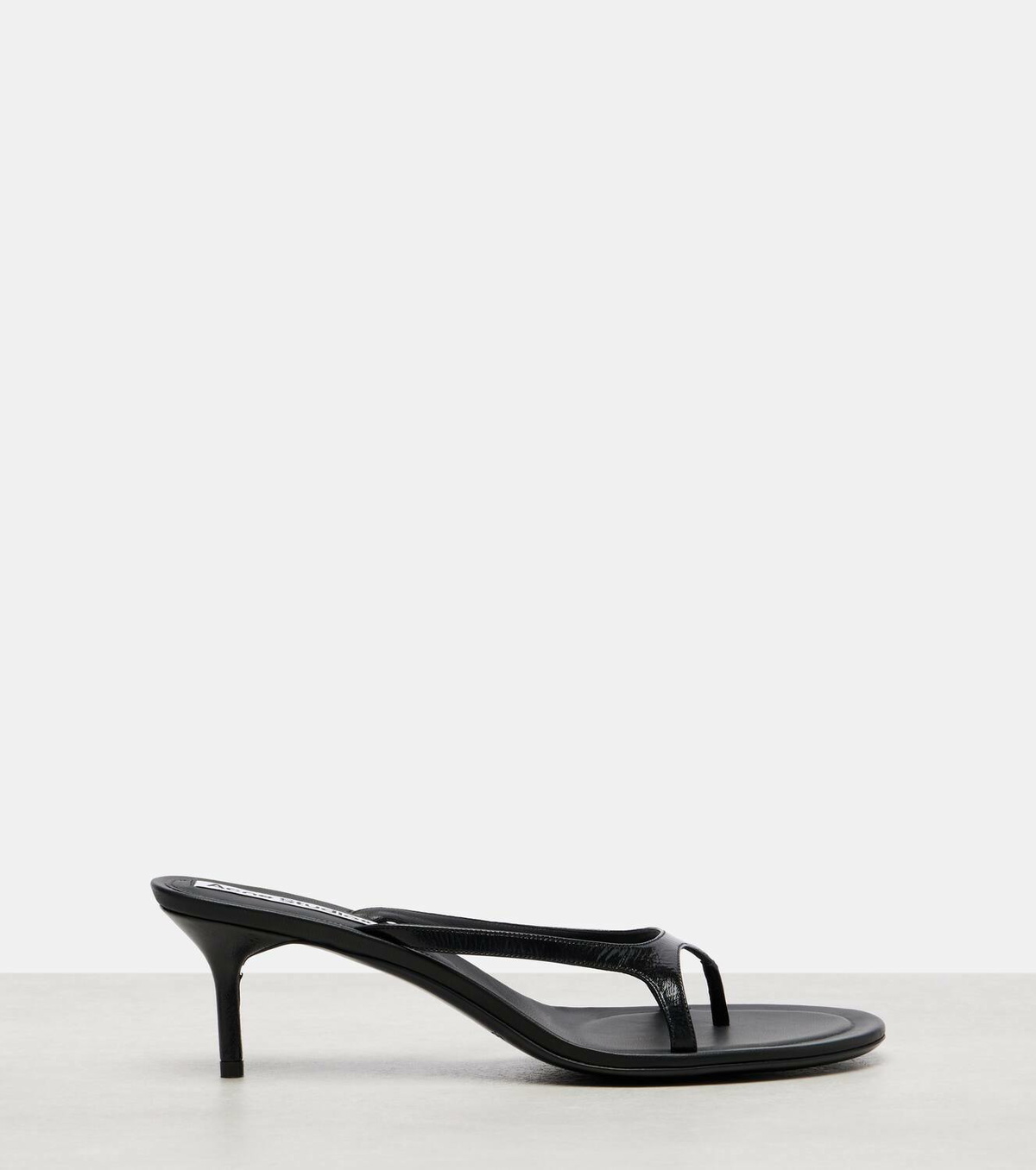 Acne Studios Beverly patent leather thong sandals