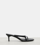 Acne Studios Beverly patent leather thong sandals